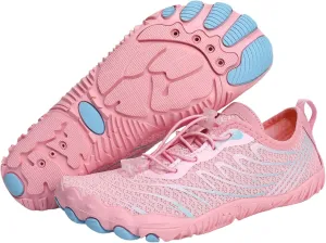 2025 Water Shoes Mens Womens Wide Toe Barefoot Shoes Breathable & Non-Slip Athletic Footwear Beach Swim Quick-Dry Aqua Socks Pool Shoes for Hiking Diving Walking