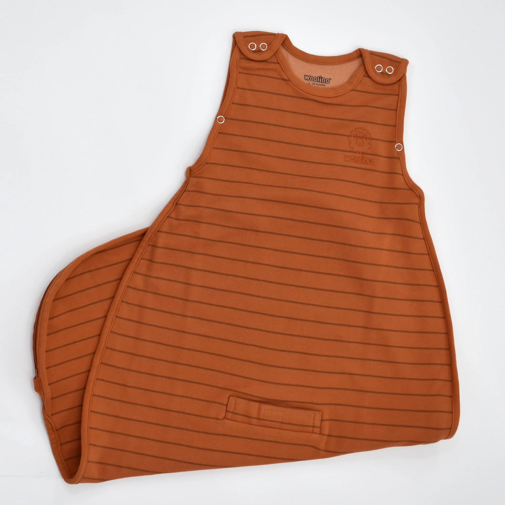 4 Season® Ultimate Baby Sleep Bag, Merino Wool & Organic Cotton, 2 Months - 2 Years, Terracotta