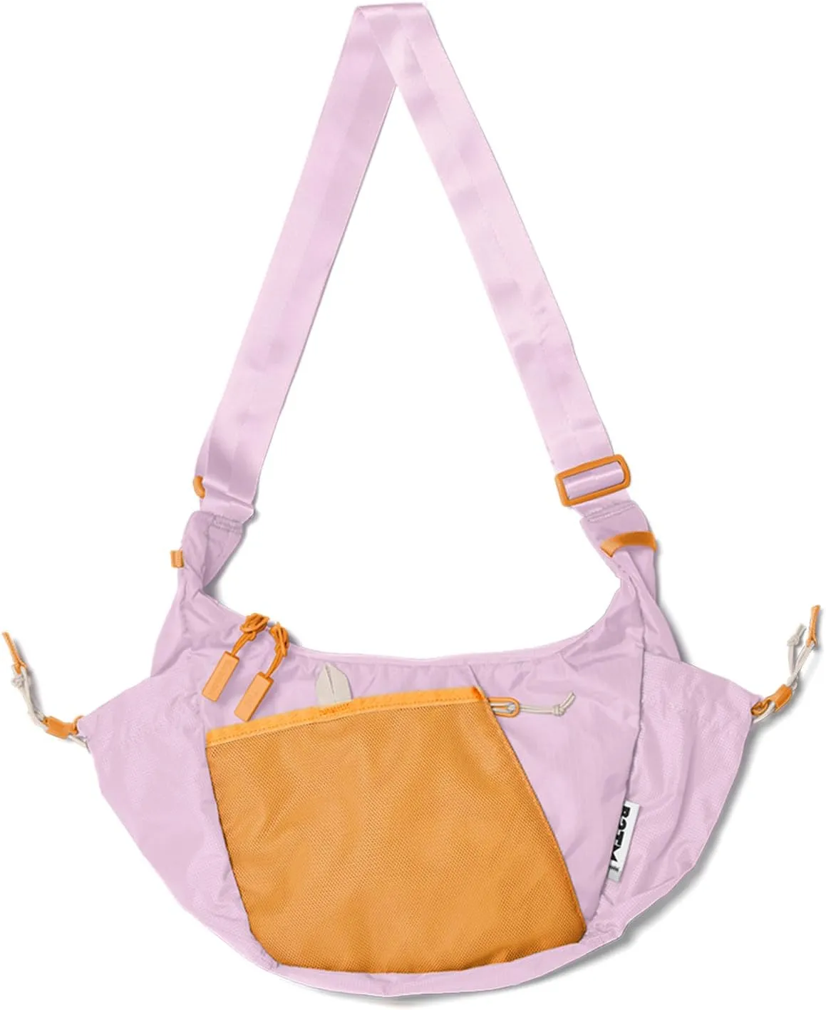 Baboon to the Moon Crescent Crossbody Bag  Water-Repellent Sling Bag for Women, Small Travel Purse, Lightweight Shoulder Bag