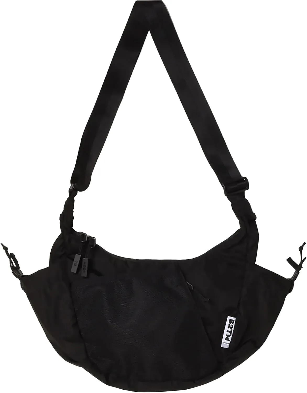 Baboon to the Moon Crescent Crossbody Bag  Water-Repellent Sling Bag for Women, Small Travel Purse, Lightweight Shoulder Bag