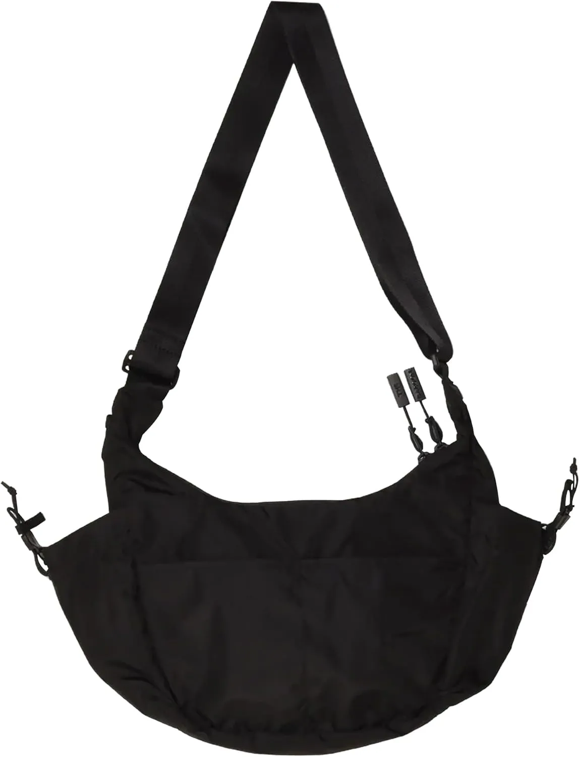 Baboon to the Moon Crescent Crossbody Bag  Water-Repellent Sling Bag for Women, Small Travel Purse, Lightweight Shoulder Bag