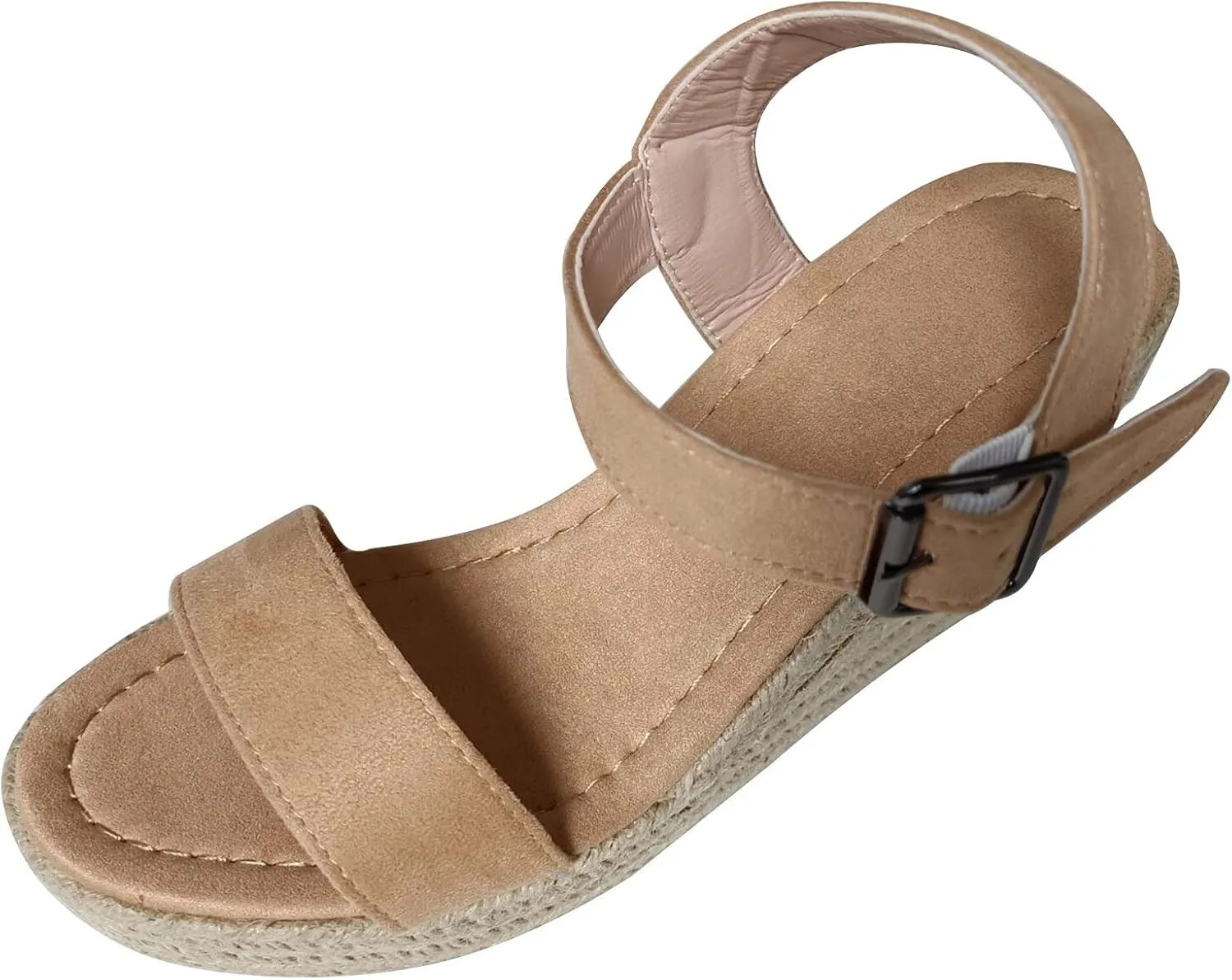 Black Sandals Women Wedge, Womens High Retro Sandals Open Toe Lace Up Platform Heels Shoes Wedges Sandals