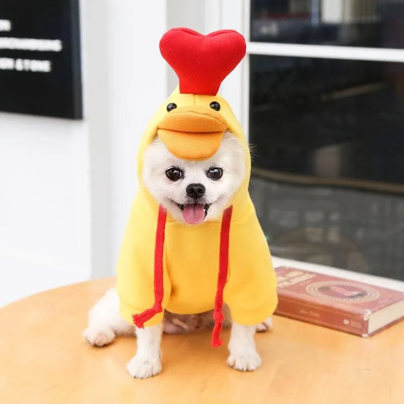 Chic Hooded Winter Jacket for Small Dogs - Fashionable Warmth for Tiny Tails