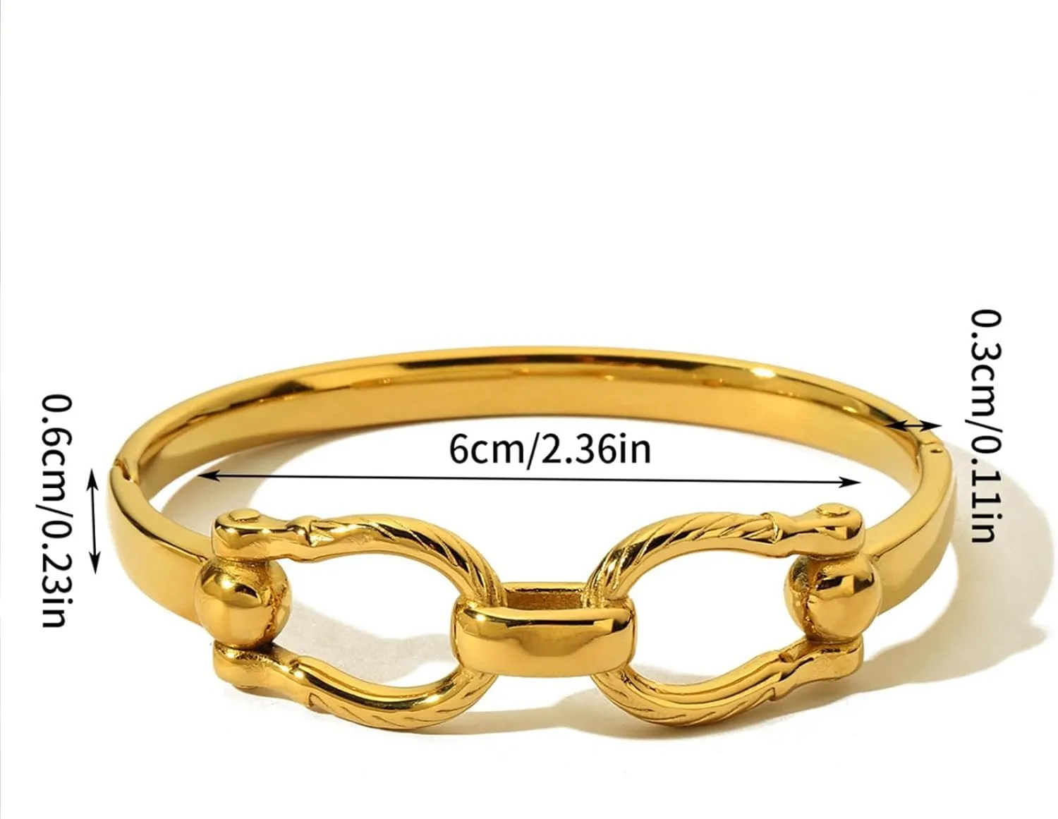 Chunky Gold Bangle Bracelets for Women Hammered Texture Cuff Bangles Wrist Wrap Bangle Bracelet Jewelry
