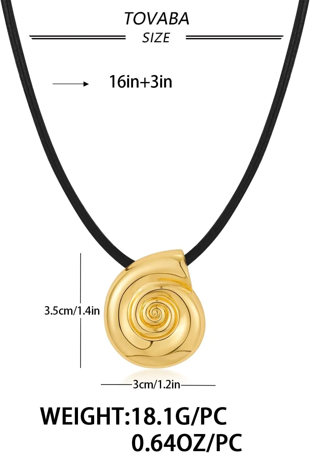 Chunky Gold Necklace Simple Starfish Shell Pendant Conch Seashell Necklace Bohemian Summer Beach Necklaces for Vacation