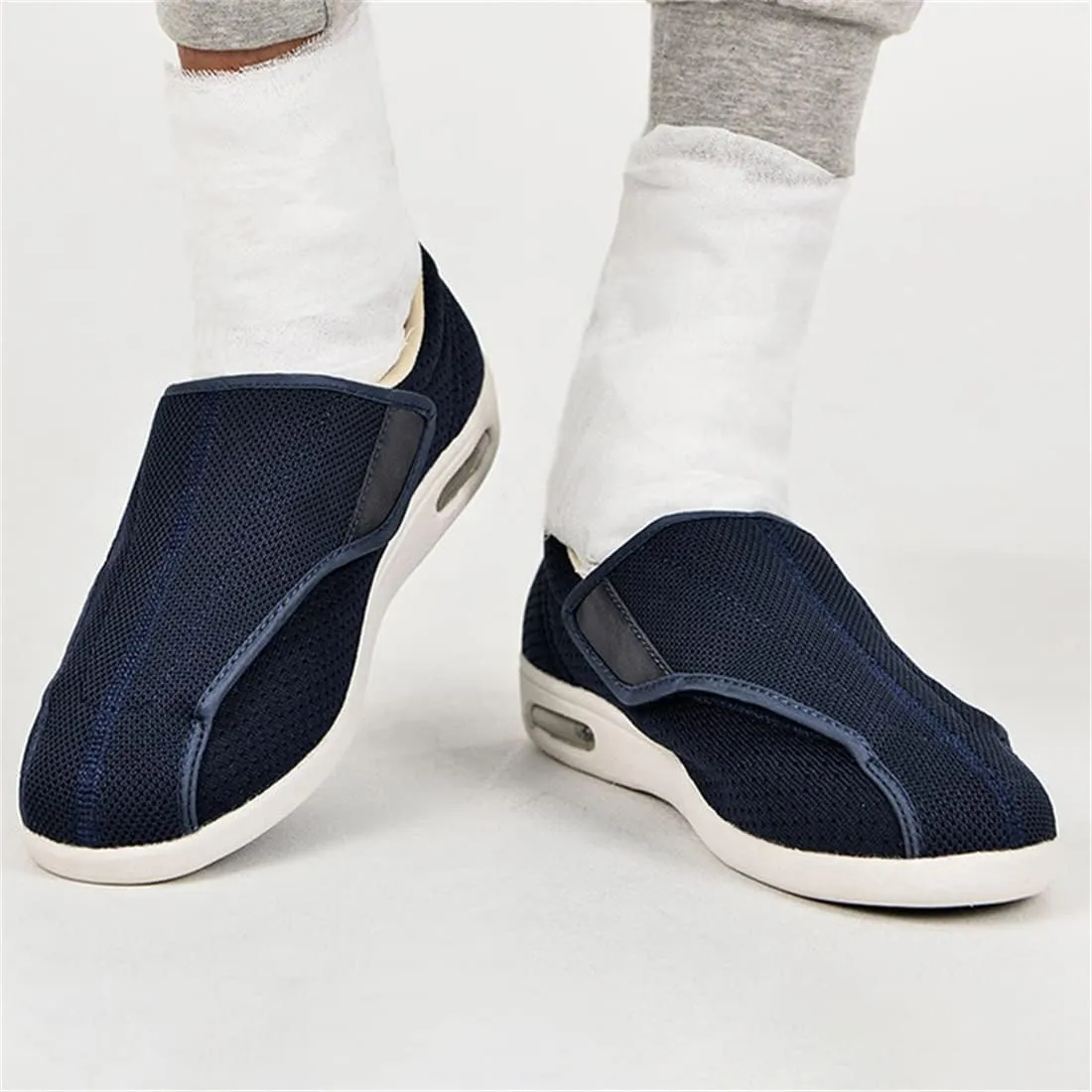 Diabetic Slippers for Women Men Memory Foam Arthritis Edema Walking Shoes Adjustable Swollen Feet Indoor Outdoor Shoes