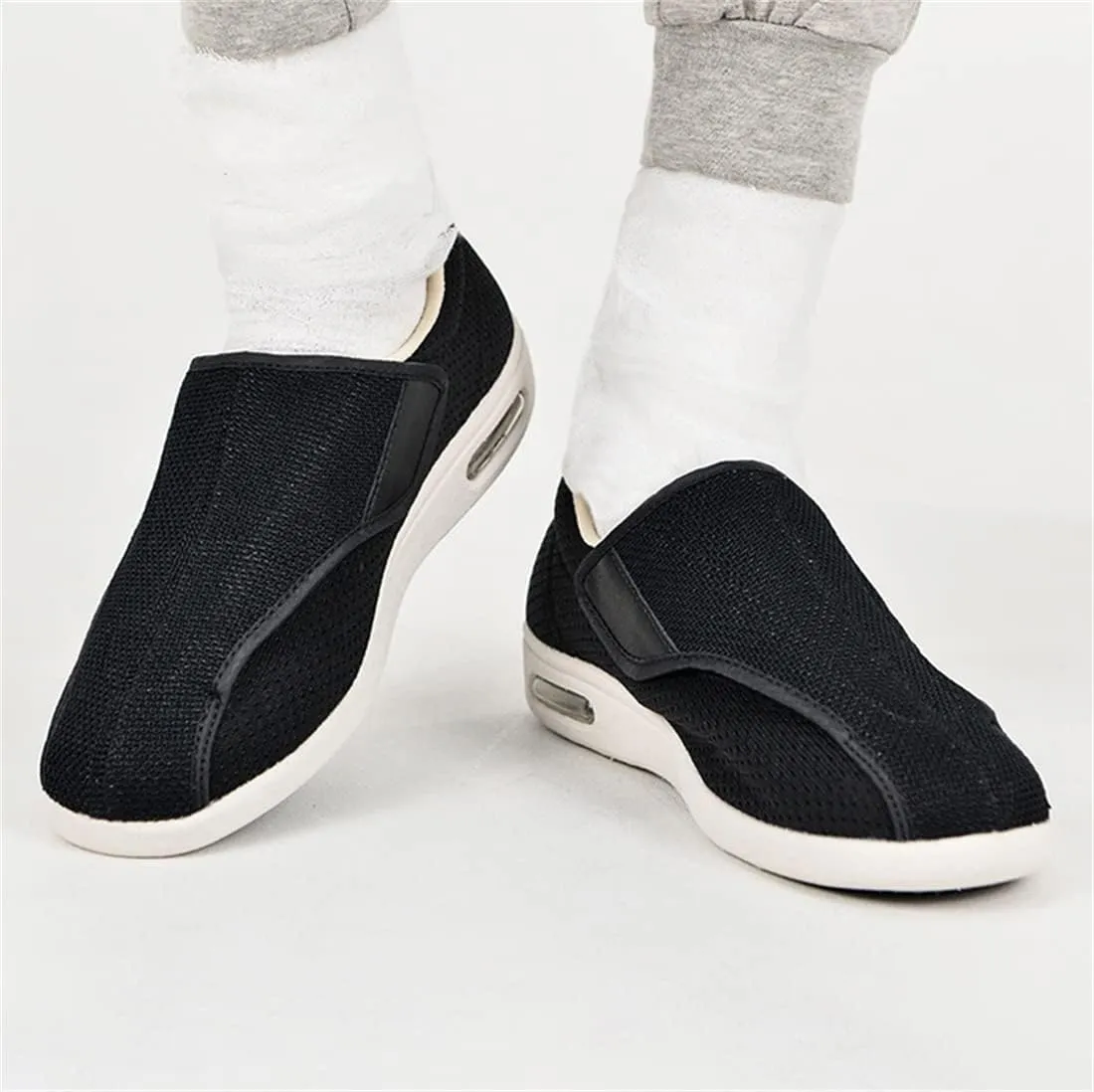 Diabetic Slippers for Women Men Memory Foam Arthritis Edema Walking Shoes Adjustable Swollen Feet Indoor Outdoor Shoes