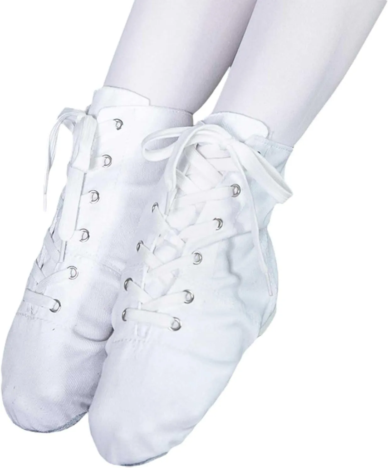 High Top Platform Sneakers for Women Lace-up Ballet Dancing Sneakers Comfortable Slip On Tennis Shoes Breathable Lightweight Dress Shoes