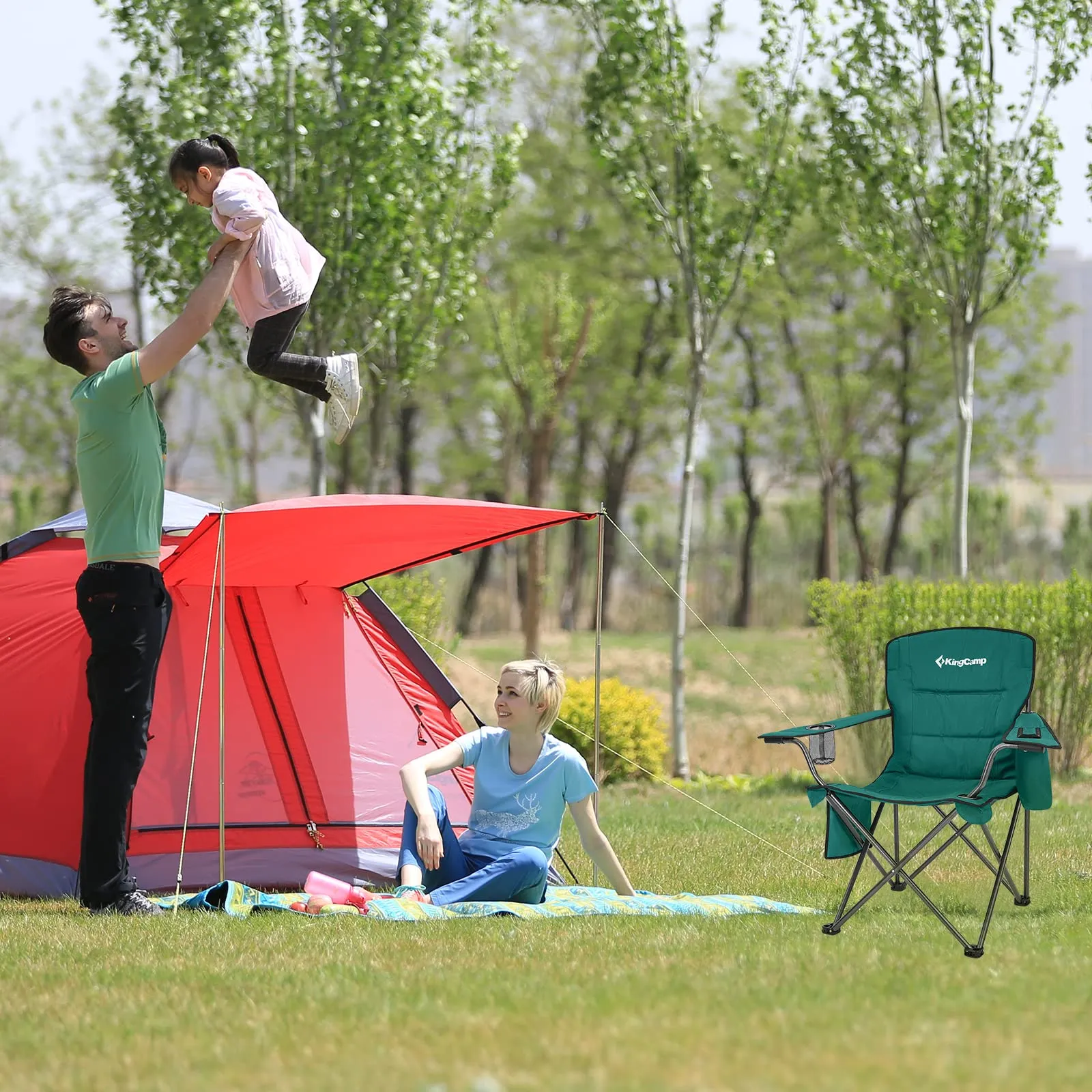 KingCamp Oversized Outdoor Camping Folding Chair