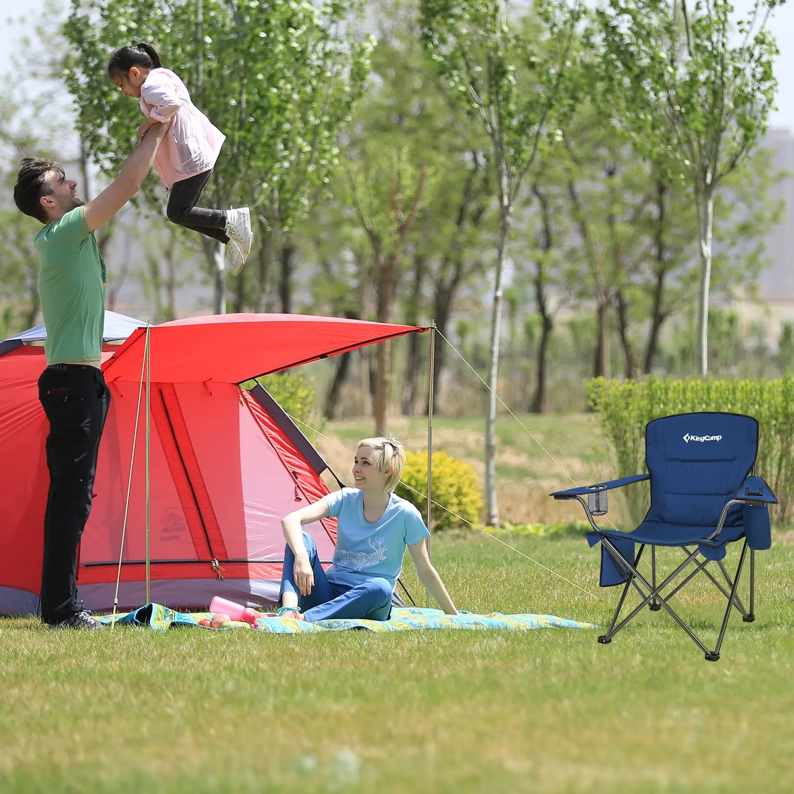 KingCamp Oversized Outdoor Camping Folding Chair