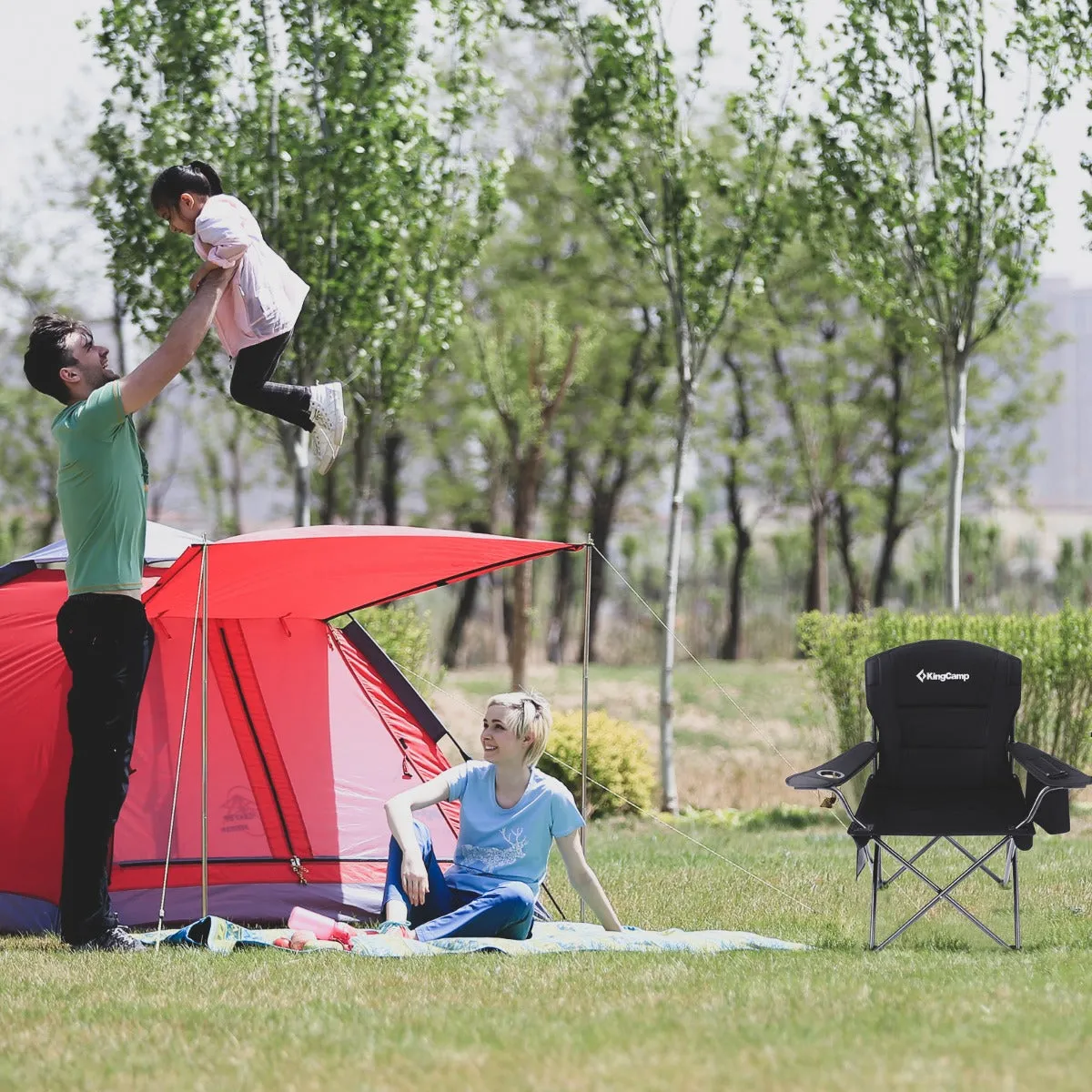 KingCamp Oversized Outdoor Camping Folding Chair