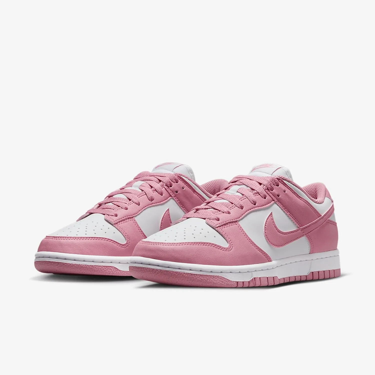 Nike Dunk Low Next Nature Women's Shoes (DD1873-112, White/Elemental Pink)