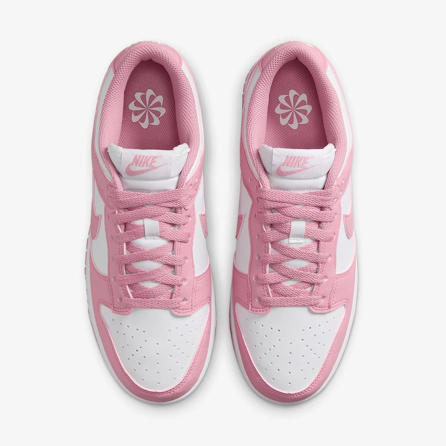 Nike Dunk Low Next Nature Women's Shoes (DD1873-112, White/Elemental Pink)