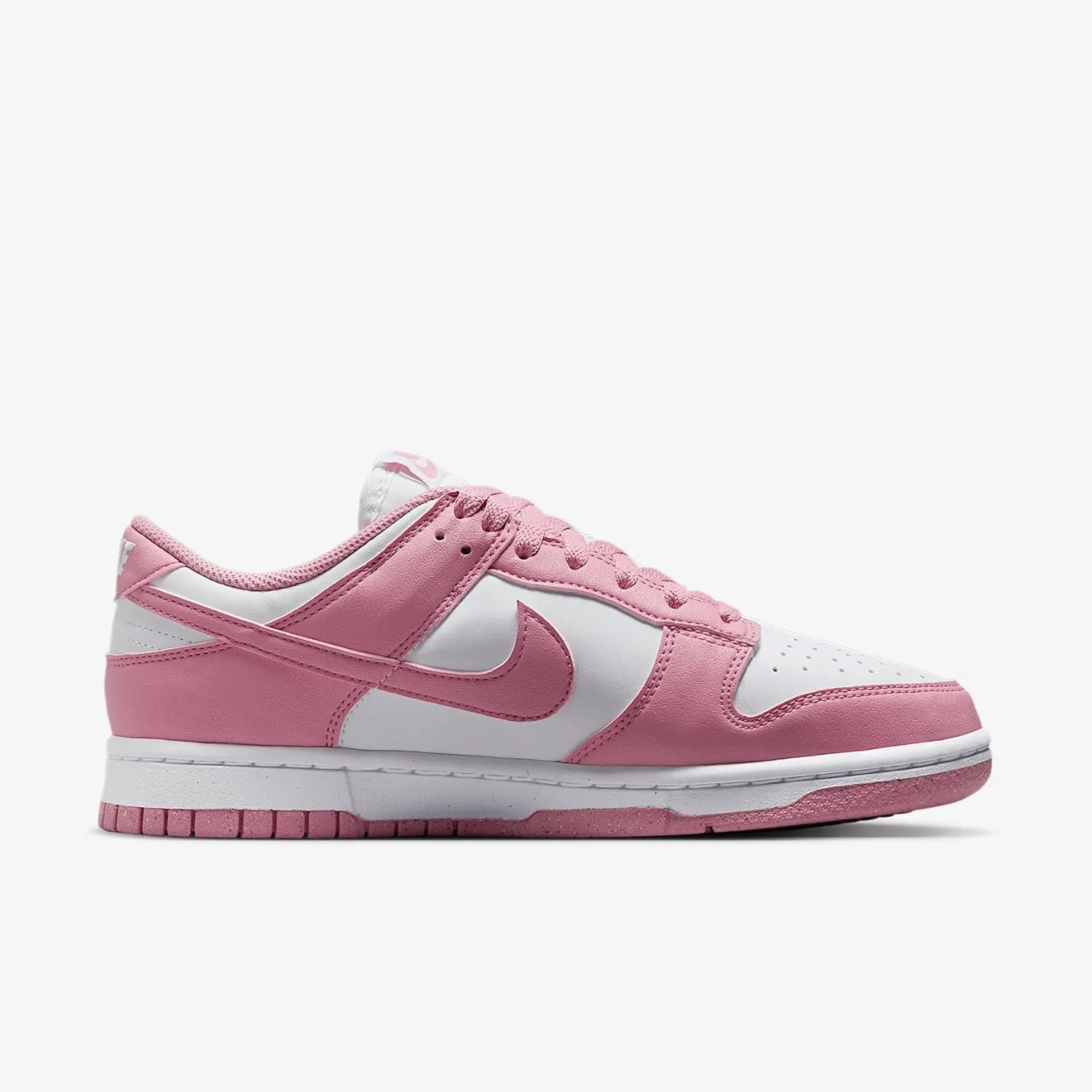 Nike Dunk Low Next Nature Women's Shoes (DD1873-112, White/Elemental Pink)