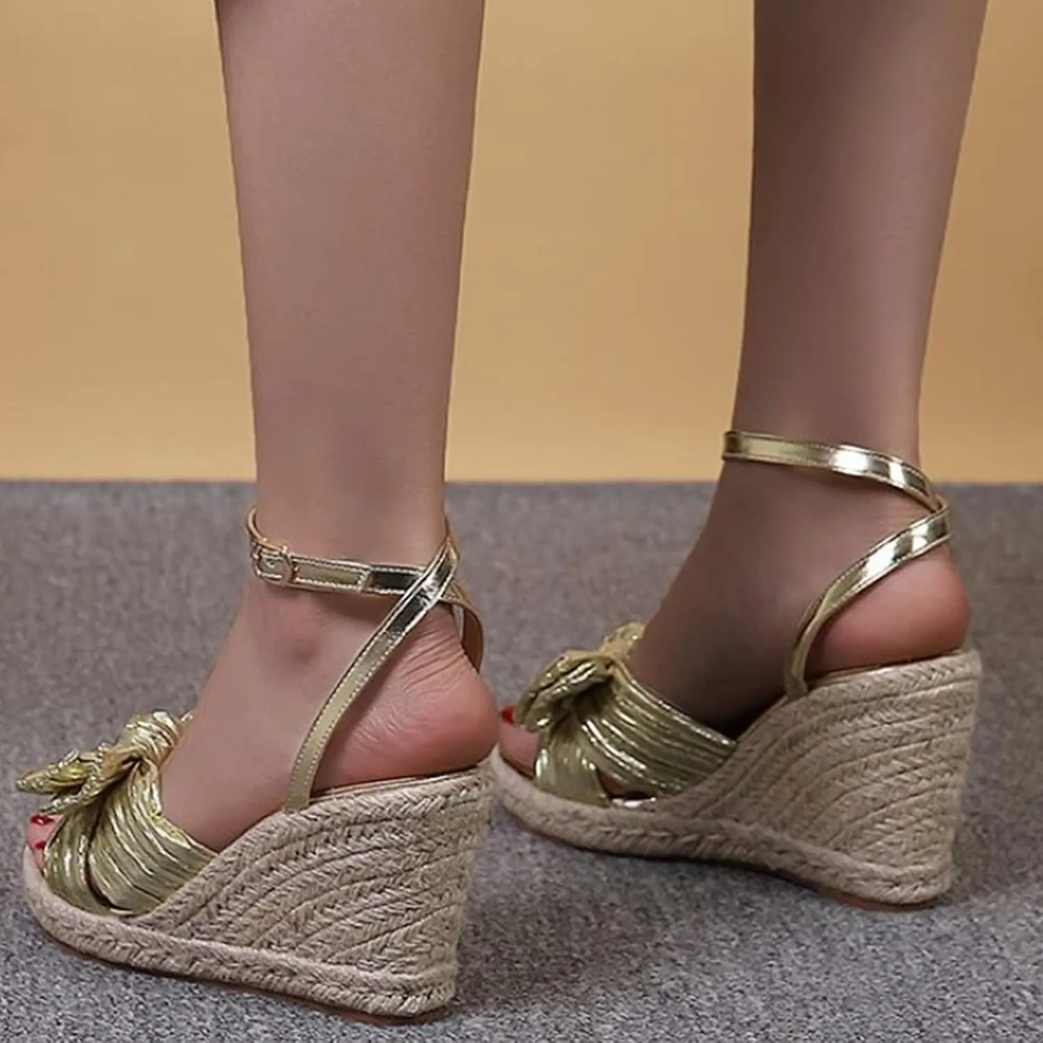 Platform Sandals Women Square Toe Minimalist Slide Wedges with Leather Straps and Low Block Heel for Casual Beach Wear Orthopedic Sandal Beach Dressy Flip Flops for Wide Toe 2025 Spring