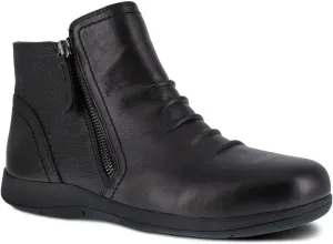Rockport Women's Daisey Work Safety Toe Ruched Bootie Casual Shoes