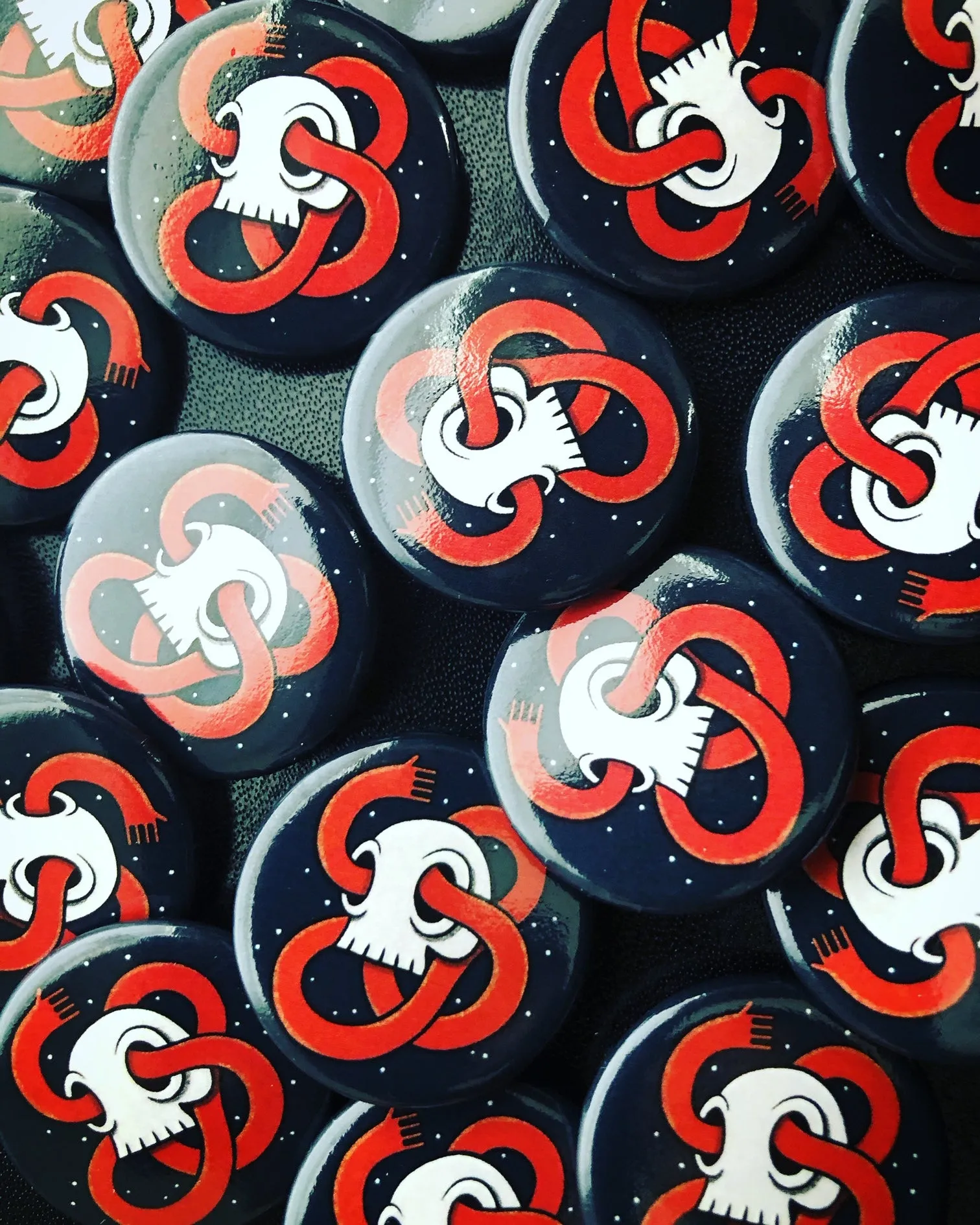 SUPER SKULL BROS. Button Pack