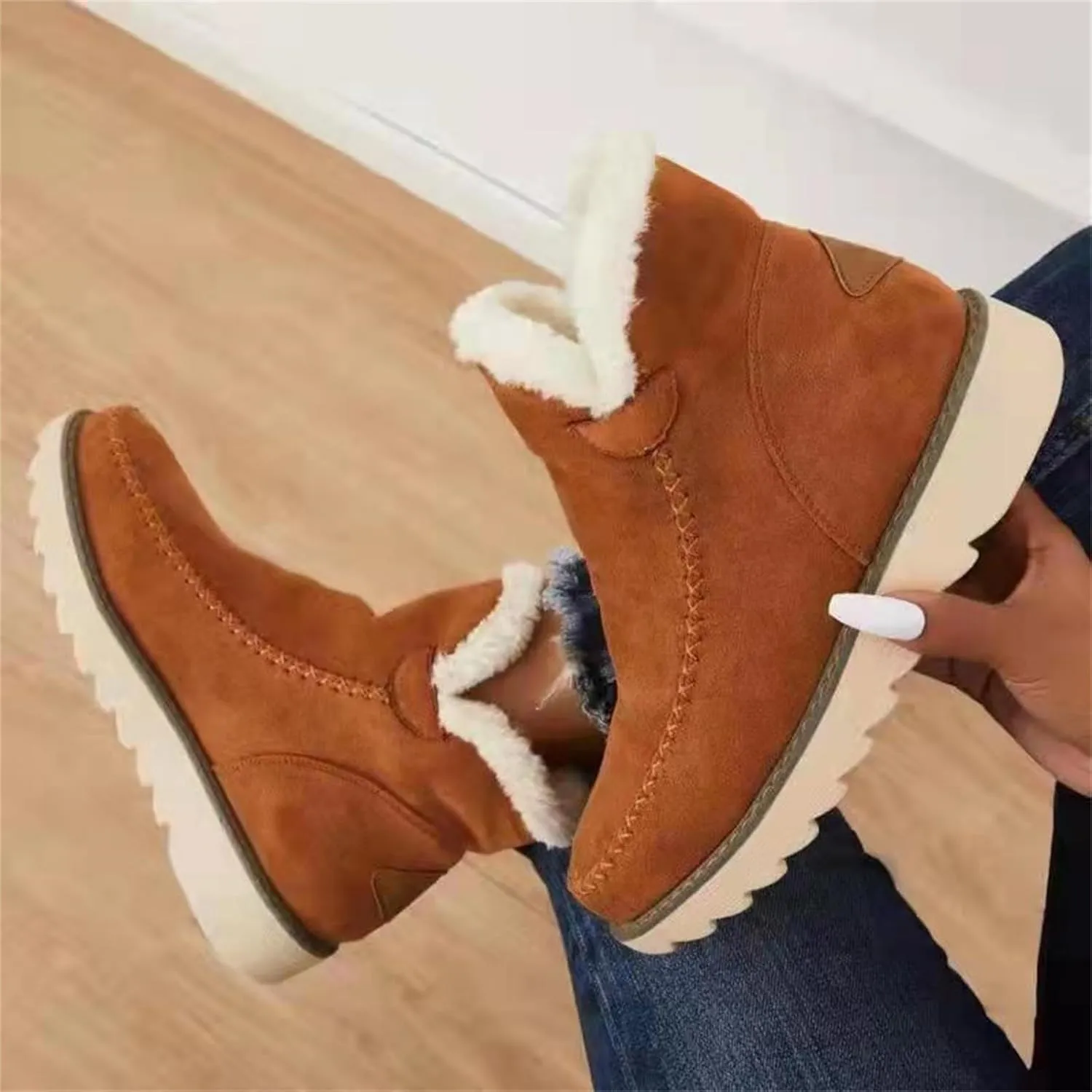 Tall Snow Boots for Women 2023 Snow Boots for Women Cute Size 12 Women Winter Boots Non Slip Women Boots Winter Shoes Botas Para Nieve Mujer