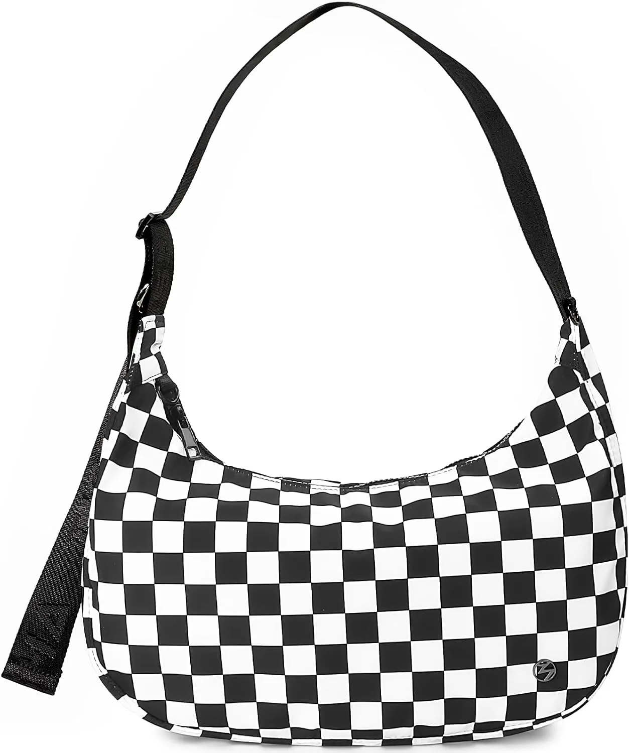 Titosha Medium Nylon Crescent Crossbody Bag for Women with Extended Adjustable Shoulder strap