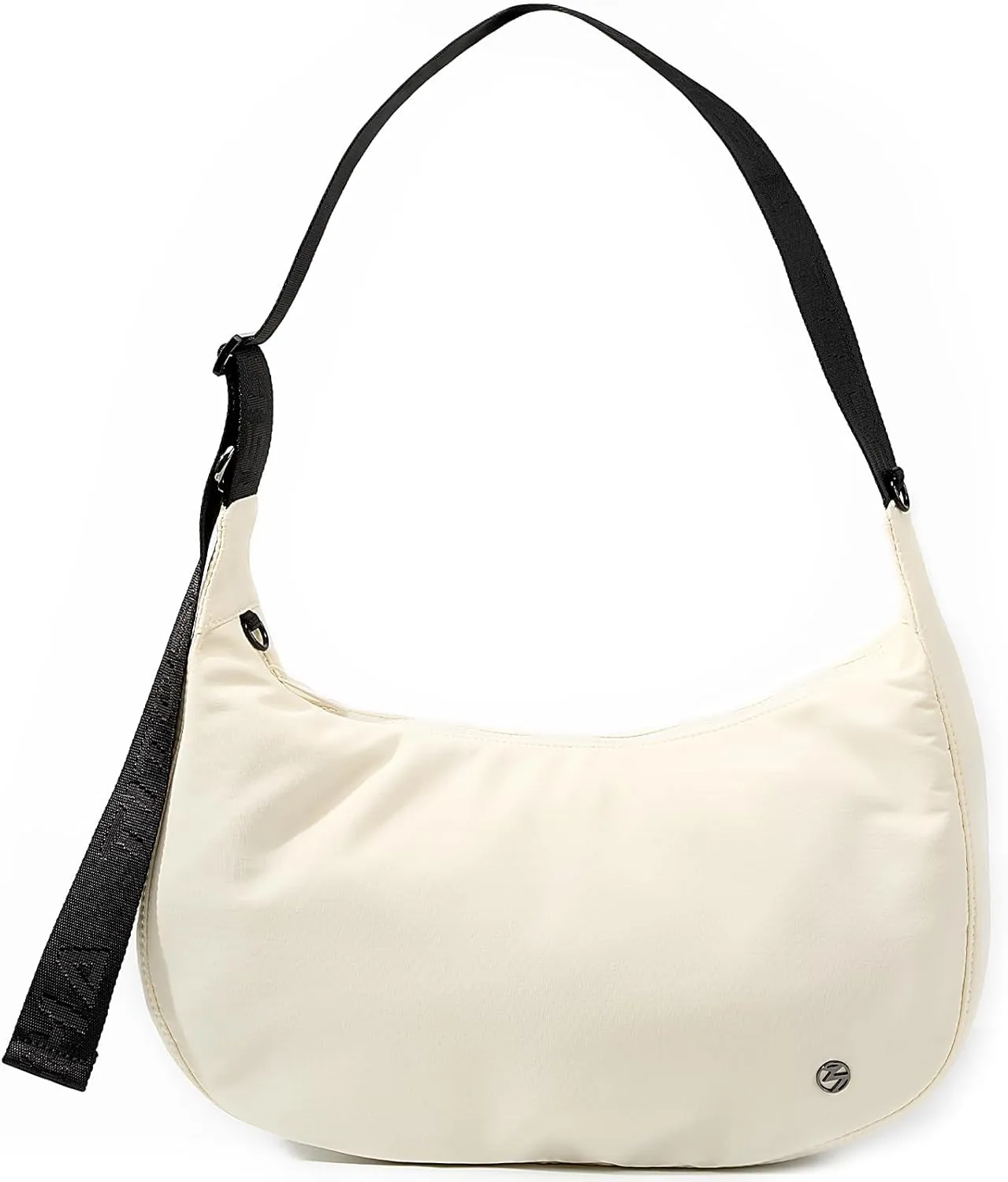 Titosha Medium Nylon Crescent Crossbody Bag for Women with Extended Adjustable Shoulder strap