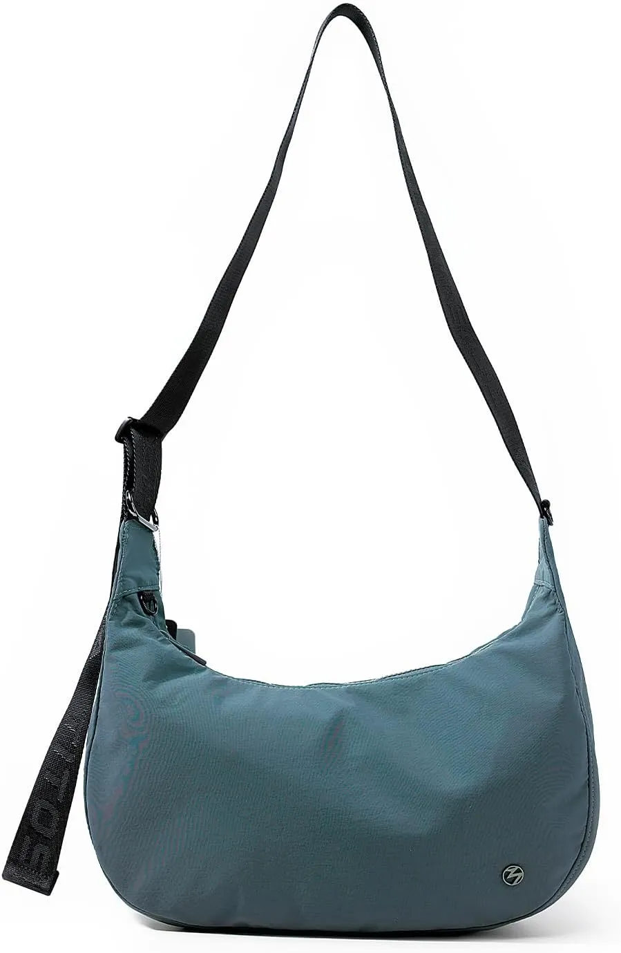 Titosha Medium Nylon Crescent Crossbody Bag for Women with Extended Adjustable Shoulder strap