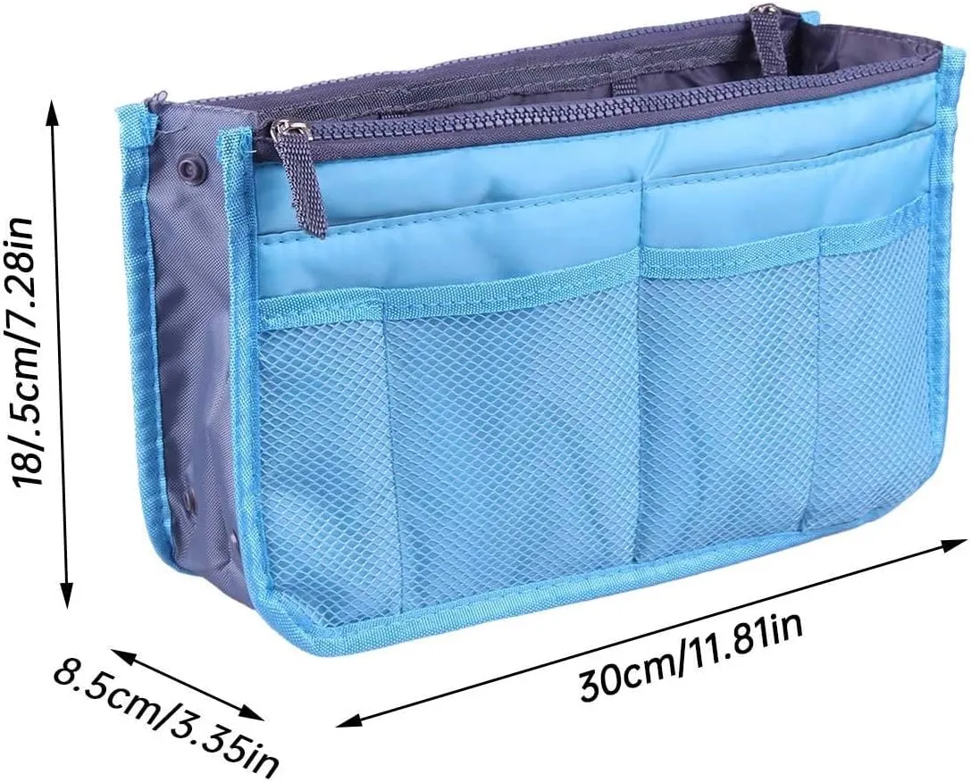 Travel Toiletry Bag Handheld Double Zipper Cosmetic Bag Multifunctional Toiletries Storage Bag Bag In Pocket Storage Bag Travel Storage Bag Bathroom Storage Bag Makeup Bag