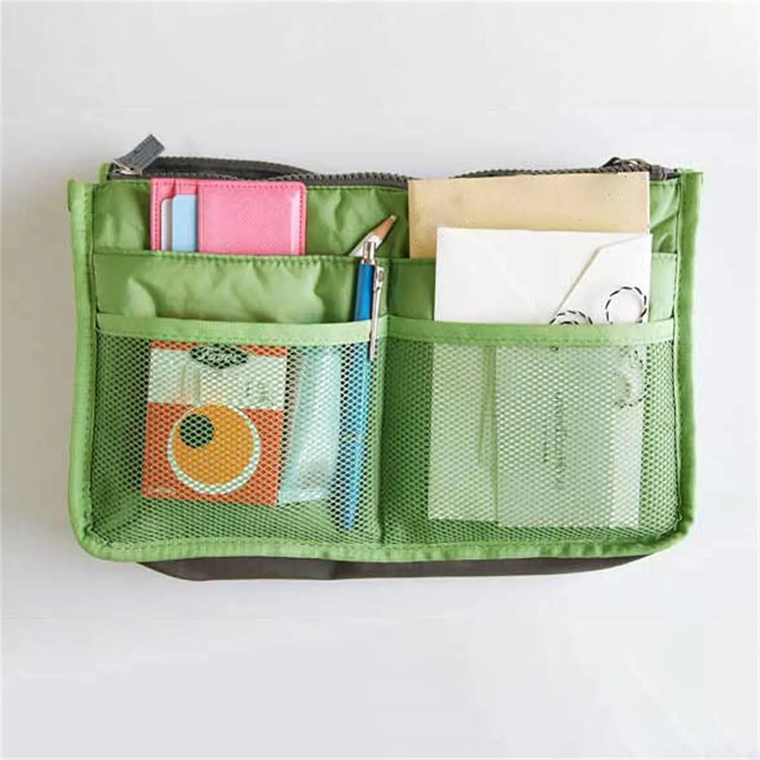 Travel Toiletry Bag Handheld Double Zipper Cosmetic Bag Multifunctional Toiletries Storage Bag Bag In Pocket Storage Bag Travel Storage Bag Bathroom Storage Bag Makeup Bag