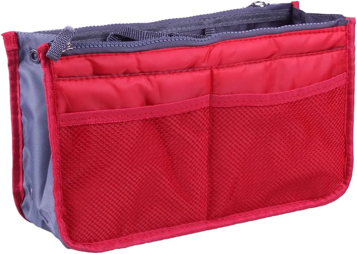 Travel Toiletry Bag Handheld Double Zipper Cosmetic Bag Multifunctional Toiletries Storage Bag Bag In Pocket Storage Bag Travel Storage Bag Bathroom Storage Bag Makeup Bag