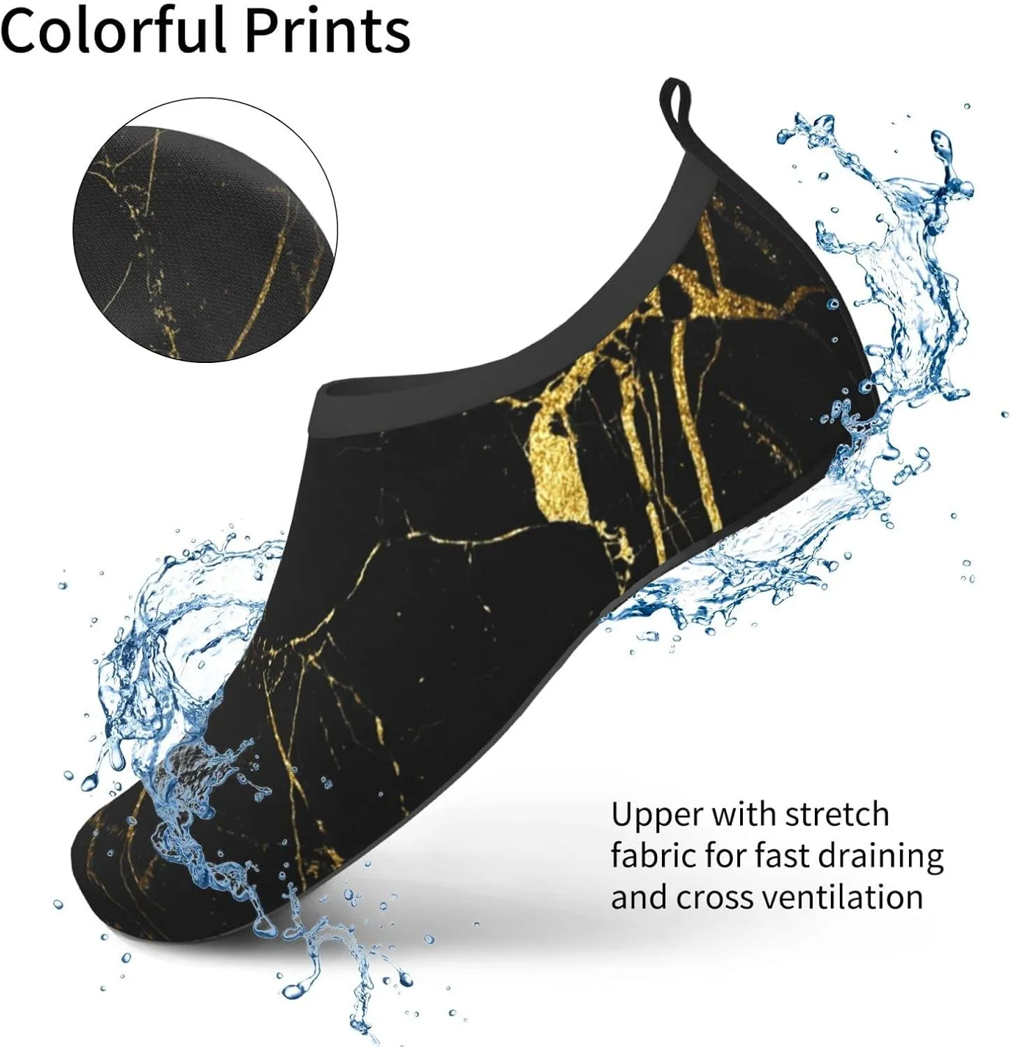 Water Sports Shoes Barefoot Quick-Dry Aqua Yoga Socks Slip-on for Men Women