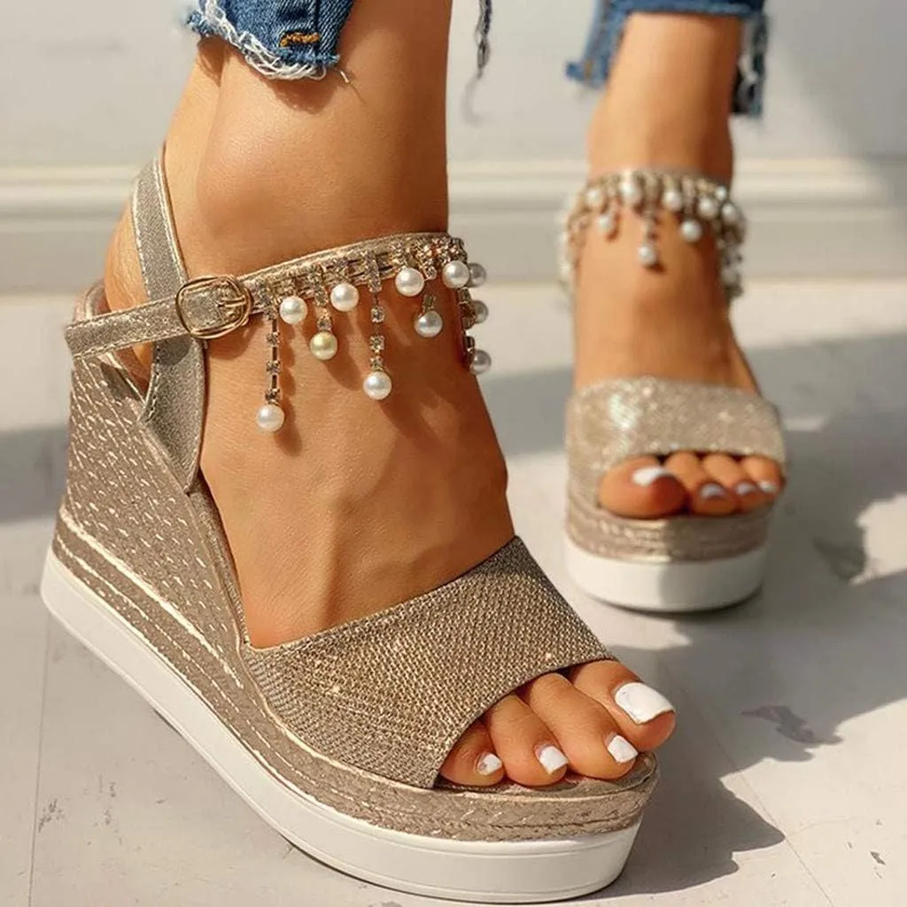 Wedge Sandals for Women Water Resistant Synthetic Upper with Quick Dry Straps and Non Slip Sole for Wet Environments Orthopedic Sandal Beach Dressy Flip Flops for Wide Toe 2025 Spring