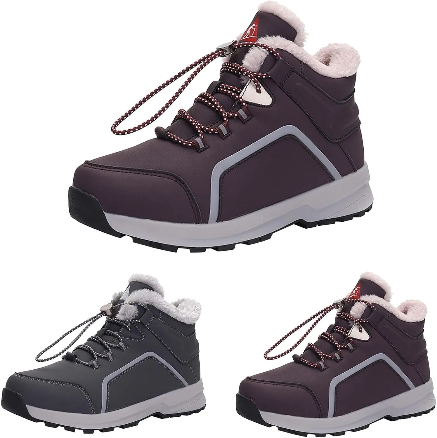 Winter Boots for Women Non Slip Black Snow Boots Women Platform Winter Booties Womens Winter Boots Winter Knee High Boots for Women Waterproof Snow Non Slip