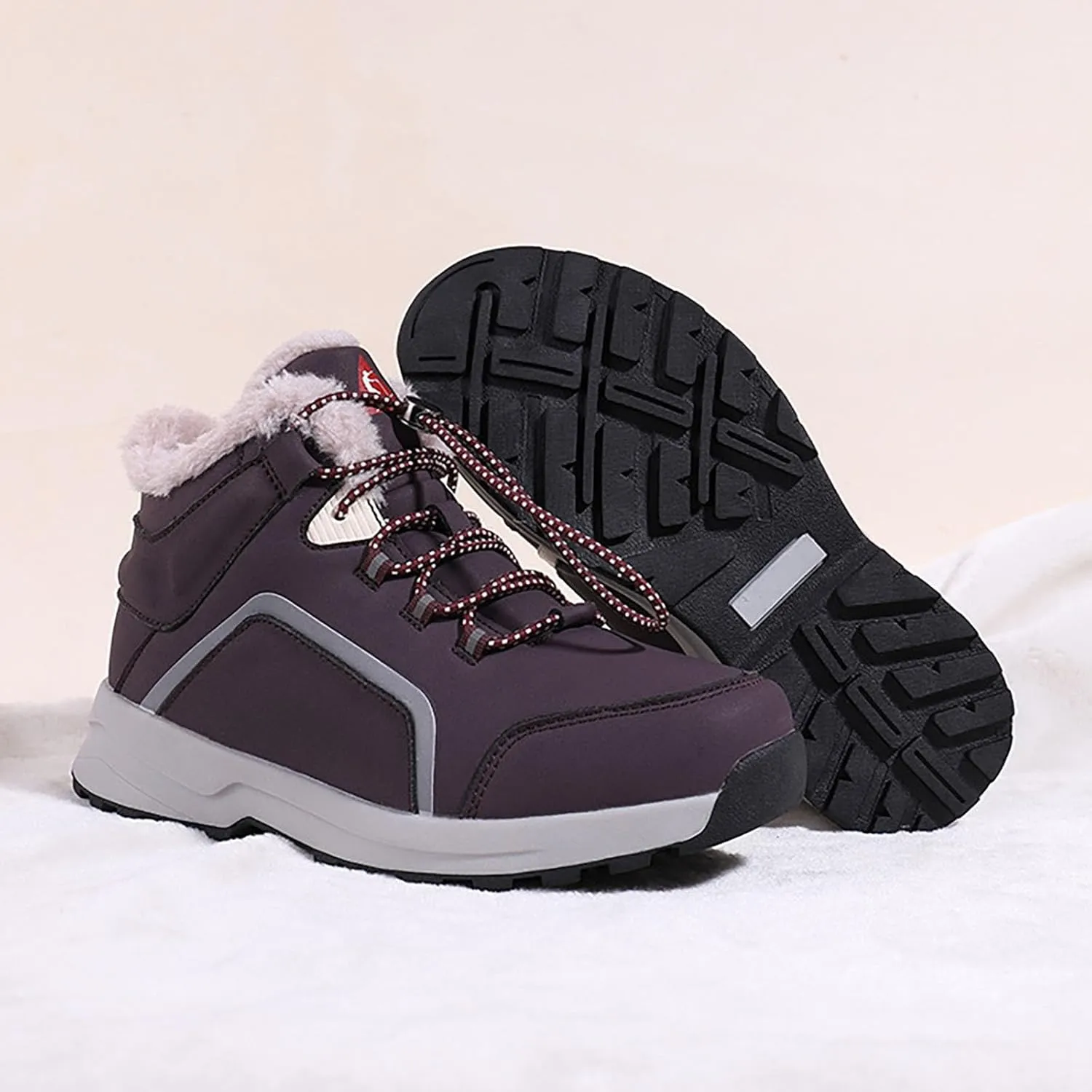 Winter Boots for Women Non Slip Black Snow Boots Women Platform Winter Booties Womens Winter Boots Winter Knee High Boots for Women Waterproof Snow Non Slip