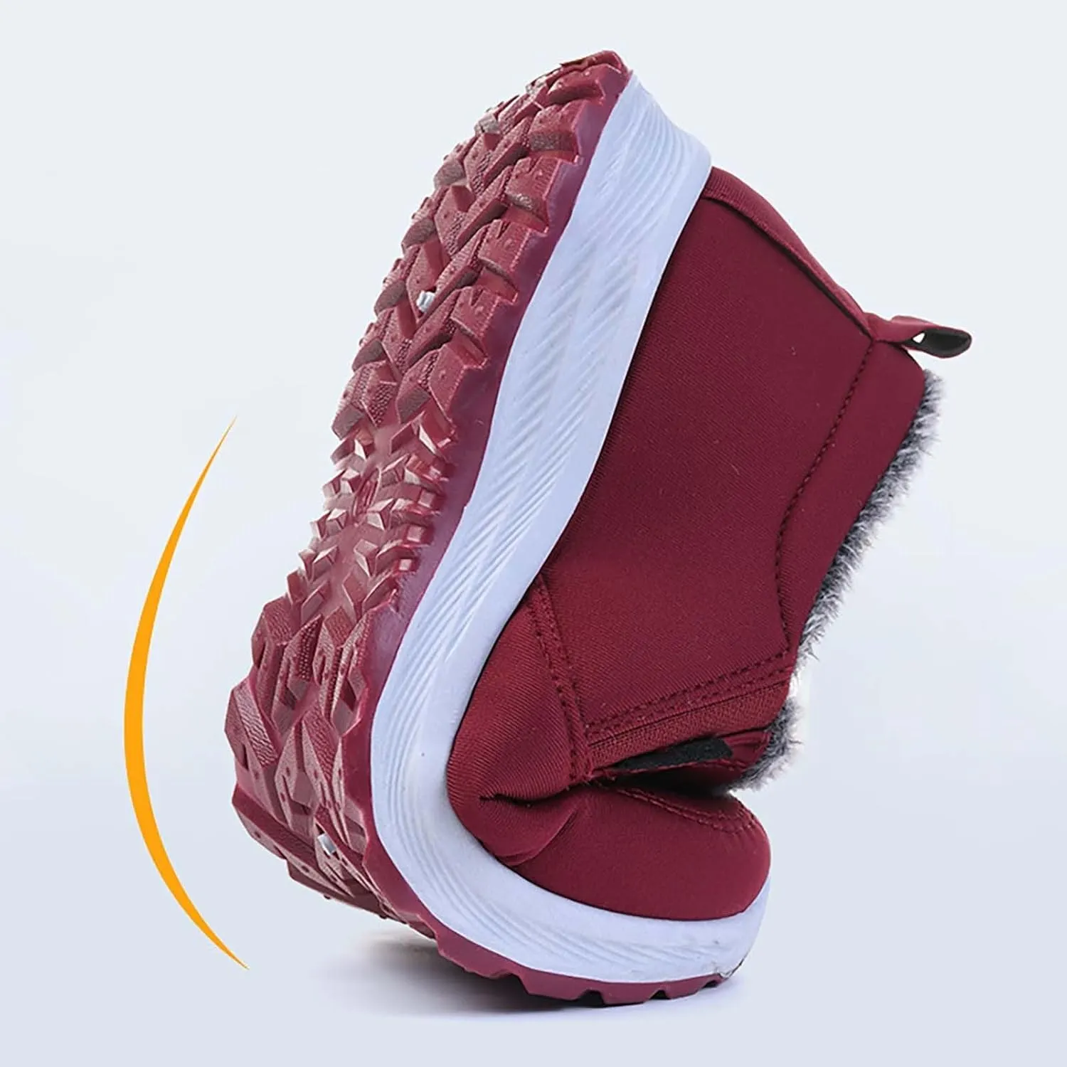 Winter Boots for Women Waterproof Snow Womens Winter Shoes Black Furry Boots for Women Non Slip Work Boots Women Short Winter Boots for Women Low Heel Prime of Day Deals Today 2024
