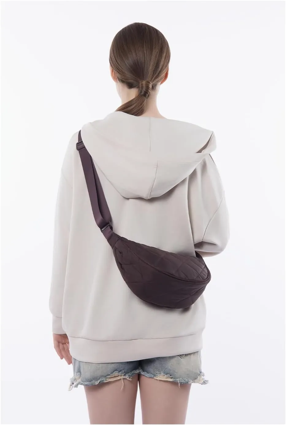 Women Hobo Crossbody Crescent Bag Lightweight Moon Bag