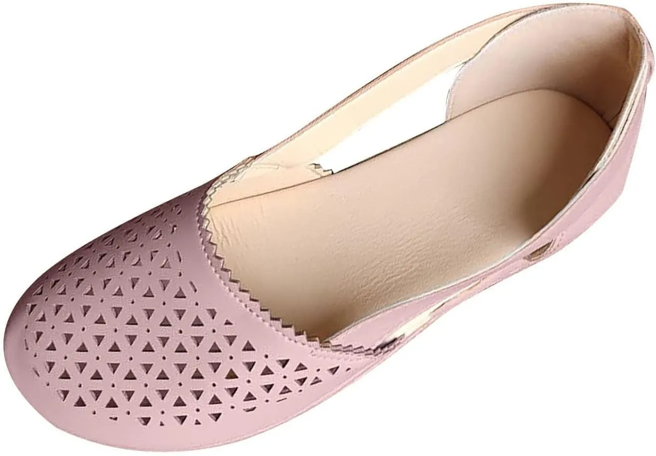 Womens Roman Ankle Strap Cage Closed Toe Flat Sandals Hollow Out Mesh Breathable Wedge Sandals, Summer 2025 Orthopedic Wedges Comfortable Slip On Sandal
